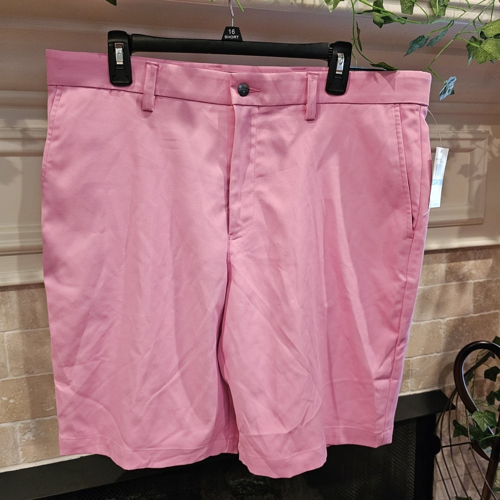 Callaway Pink Mens Golf Shorts Pro Spin Opti-Dry 36W New